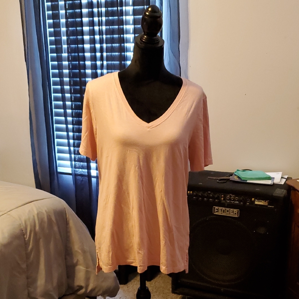 💥5/$50 Eddie Bauer Pink Short Sleeve Relaxed T-Shirt